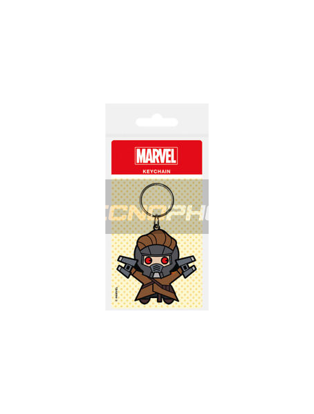 Llavero de goma Marvel Los Guardianes de la Galaxia - Kawaii Star Lord