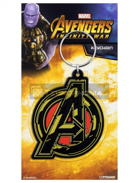 Llavero de goma Marvel Los Vengadores logo