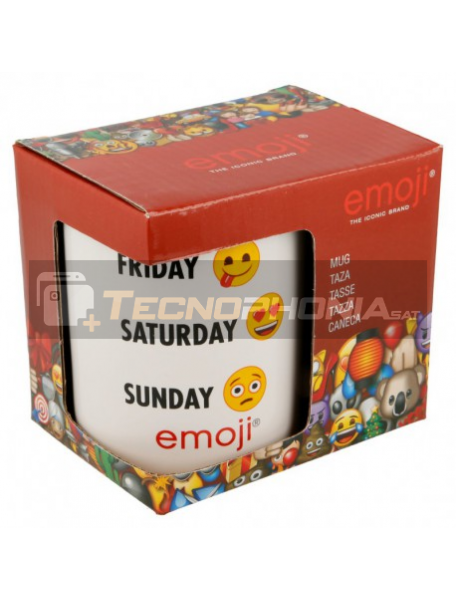 Taza cerámica 325ML Emoji Week 8412497468256