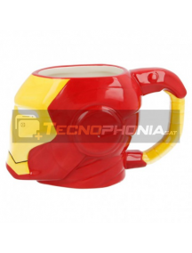 Taza cerámica 3D 420ML Iron Man cabeza 8412497909872