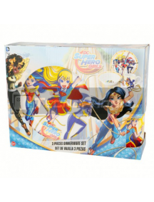 Set cerámico de merienda en caja regalo DC Super Hero Girls 8412497408658