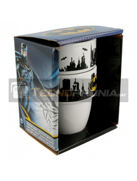 Set cerámico de dos tazas en caja regalo Batman 8412497014897