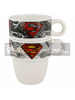 Set cerámico de dos tazas en caja regalo Superman 8412497014996