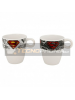 Set cerámico de dos tazas en caja regalo Superman 8412497014996