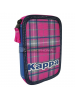 Estuche Kappa Tartan doble cremallera