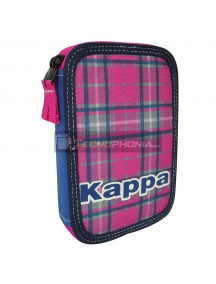 Estuche Kappa Tartan doble cremallera