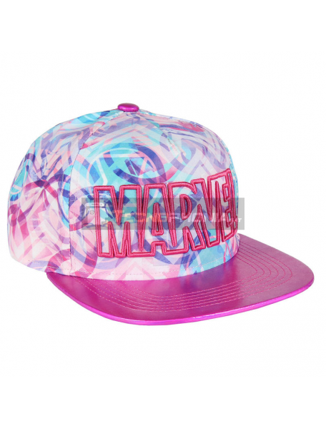 Gorra adulto Marvel premium rosa