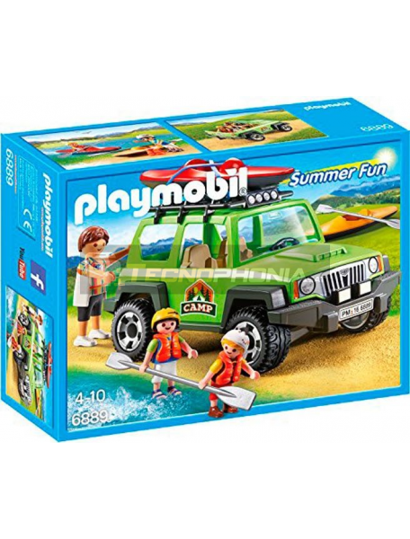 Playmobil - 6889 Vehículo 4X4 con canoa