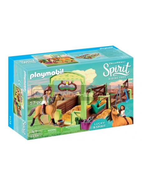 Playmobil - 9478 Establo Fortu y Spirit