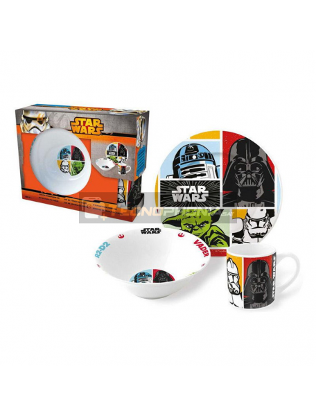 Set de merienda en caja regalo Star Wars 8412497728657