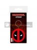 Llavero de goma Deadpool logo