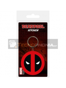 Llavero de goma Deadpool logo