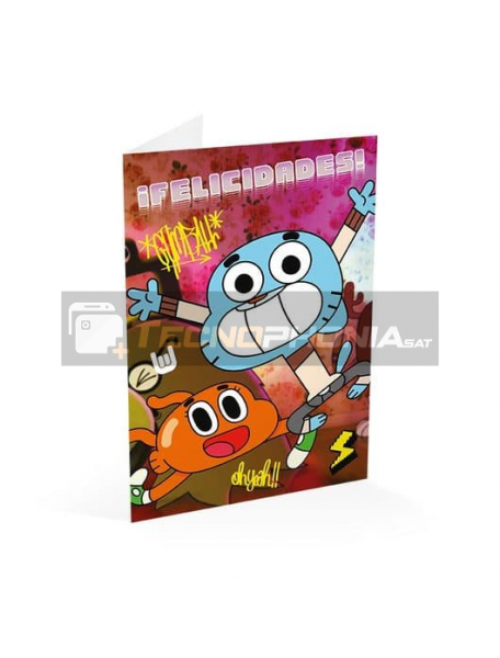 Tarjeta de felicitación Gumball