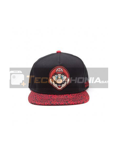 Gorra adulto Nintendo - Cara Super Mario