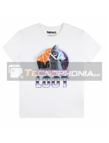 Camiseta infantil Fortnite - Loot blanca 16 años 176cm Talla S