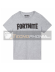 Camiseta Fortnite Talla S Logo gris