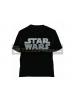 Camiseta Star Wars logo gris talla L