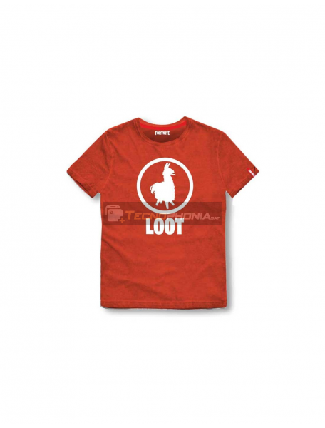 Camiseta Fortnite - Loot Talla XXL roja