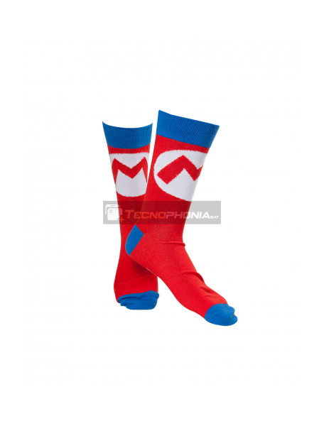 Calcetines Nintendo - Mario Logo talla 39-42