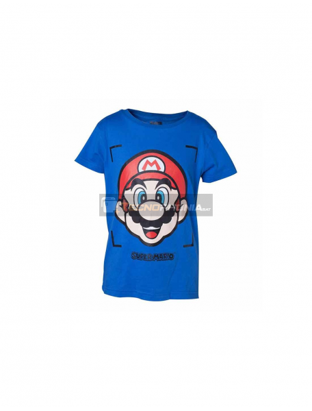 Camiseta Super Mario niño talla 122-128 azul