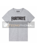 Camiseta Fortnite Talla M Logo gris