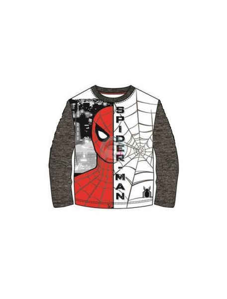 Camiseta manga larga niño Spider-man cara - tela de araña T.128 8 años