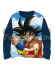 Camiseta niño manga larga Dragon Ball Z azul marino T14