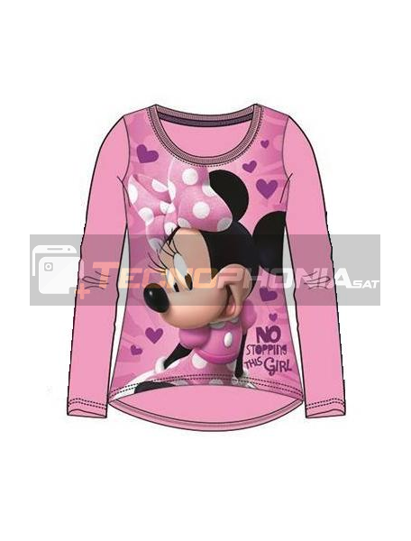 Camiseta niña manga larga Minnie - No stopping this girl Talla 6