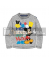 Camiseta manga larga niño Mickey gris Talla 5