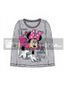 Camiseta manga larga niña Minnie Mouse gris Talla 10