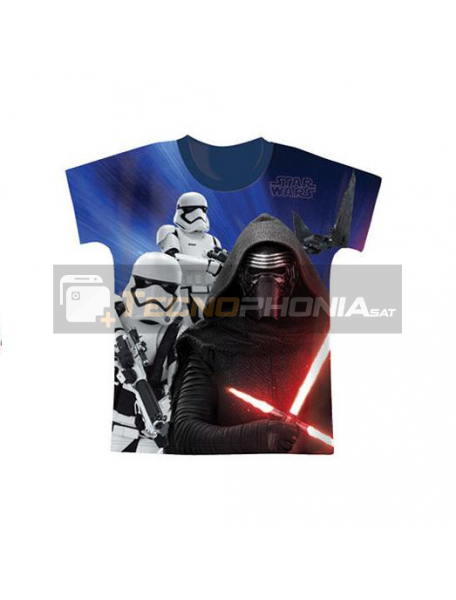 Camiseta niño manga corta Star Wars - Kylo Ren Talla 6