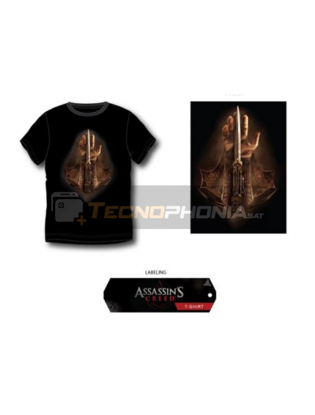 Camiseta Assassin's Creed - Mano negra Talla M