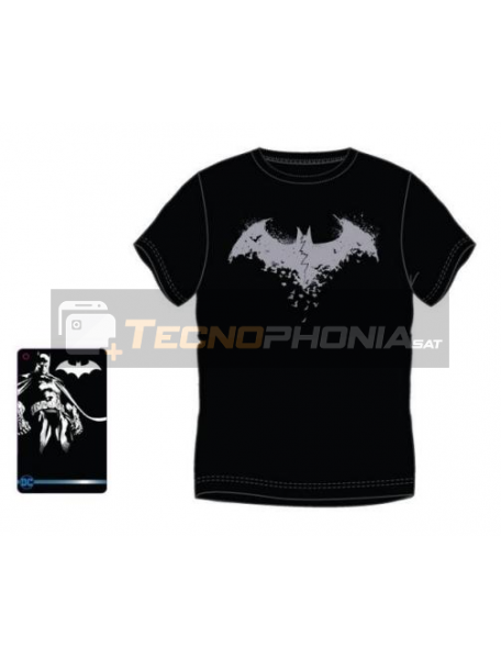 Camiseta adulto manga corta Batman logo Talla S