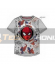 Camiseta niño manga corta Spider-man - cara gris 10 años 140cm