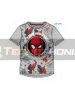 Camiseta niño manga corta Spider-man - cara gris 6 años 116cm