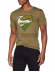 Camiseta adulto manga corta Superman verde Talla M