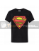 Camiseta adulto manga corta Superman negra Talla XL