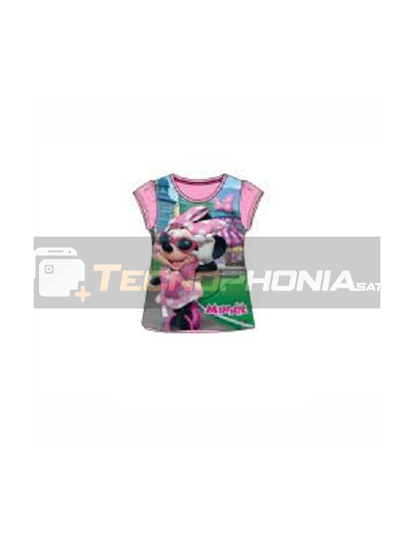 Camiseta niña manga corta Minnie - Gafas Talla 3