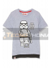 Camiseta niño manga corta Lego Star Wars - The dark side gris 8 años