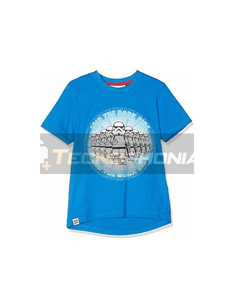 Camiseta niño manga corta Lego Star Wars azul 10 años