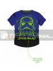 Camiseta niño manga corta Star Wars - Stormtrooper azul - negra 4 años