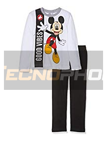 Pijama manga larga niño Mickey Mouse - Good Vibes 5 años 110cm