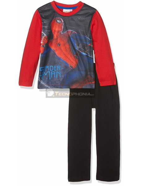 Pijama manga larga niño Spider-man - salto 4 años 104cm