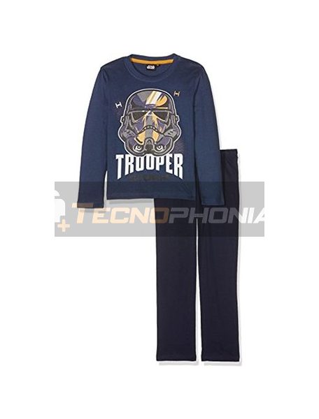 Pijama manga larga niño Star Wars - Trooper 8 años 128cm