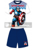 Pijama niño verano Los Vengadores - Avengers - Capitán América azul 14 años 164cm