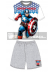 Pijama niño verano Los Vengadores - Avengers - Capitán América gris 12 años 152cm