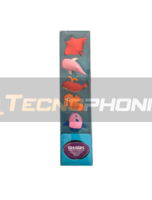 Set de 5 gomas Fishes