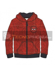 Sudadera Spider-man roja estampada 10 años