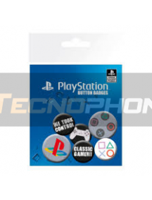 Pack de 6 chapas PlayStation