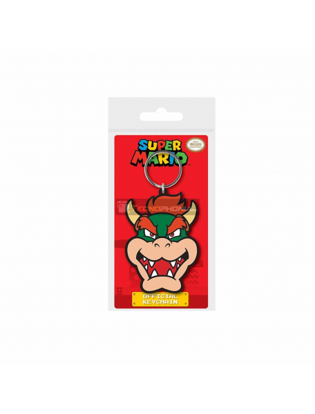 Llavero de goma Nintendo Super Mario - Bowser
